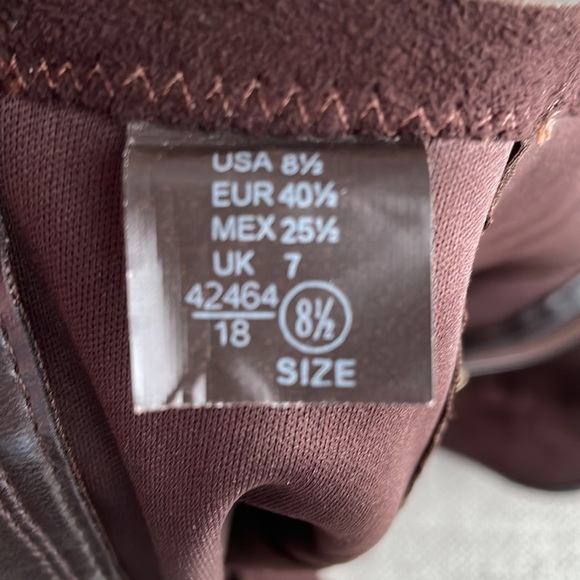 Predictions high heel boots, brown faux suede, size 8.5 - Picture 5 of 7